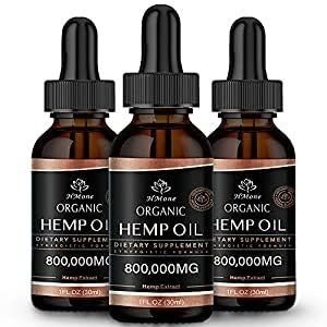 Maximum Strength Hemp Oil 3 Pack - Organic Drops