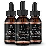 Maximum Strength Hemp Oil 3 Pack - Organic Drops