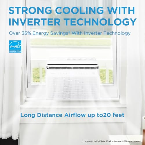 Midea 8,000 BTU Smart Inverter Window AC