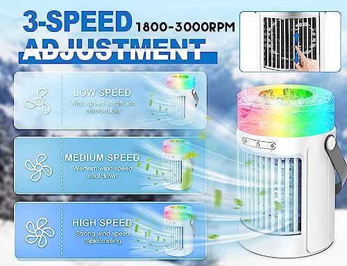 Portable 3 Speed Air Cooler for Home/Office