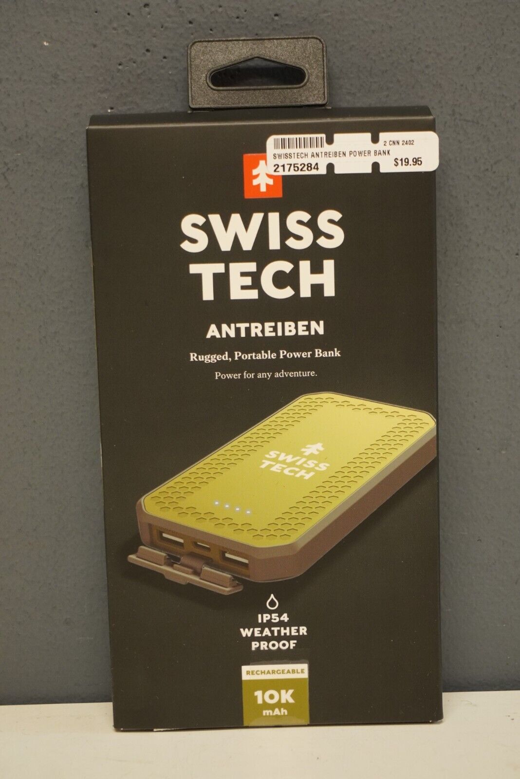 Swiss Tech 10K mAh Dual USB Power Bank
