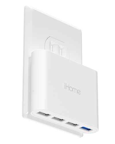 iHome Slim Multiport USB Wall Charger