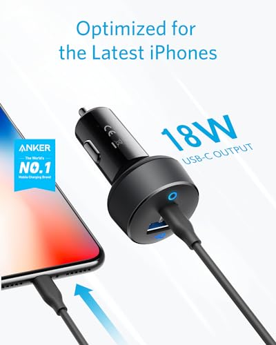 Anker 30W USB-C Car Charger with PowerIQ