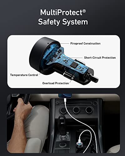 Anker 30W USB-C Car Charger with PowerIQ