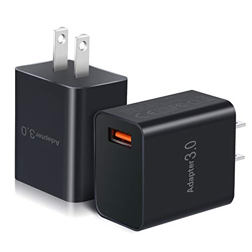 OKRAY 2-Pack Fast Charge 3.0 USB Wall Plugs