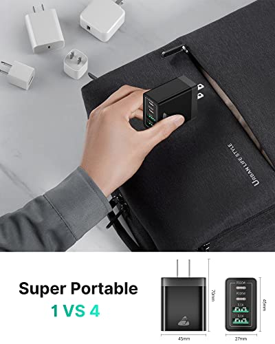 40W USB-C Wall Charger with Dual Ports