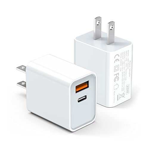 Dual Port USB C Wall Charger 20W