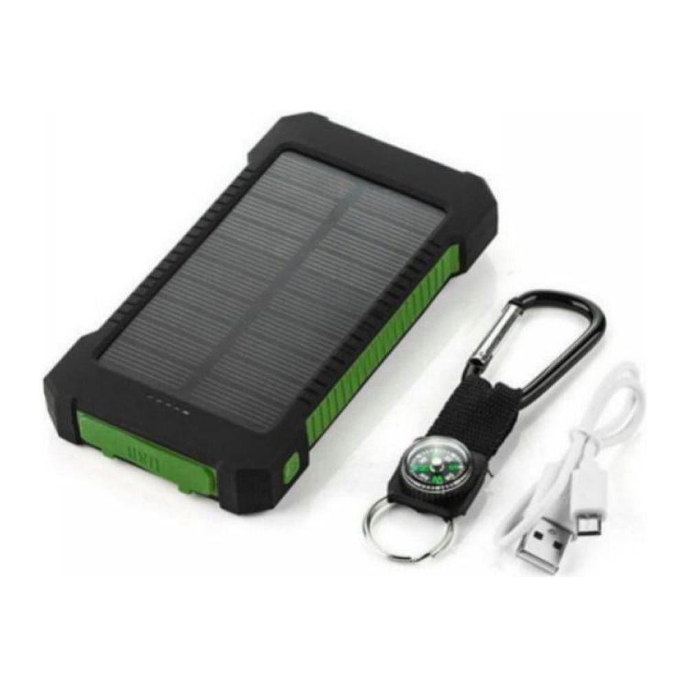 Waterproof Solar Power Bank for Phones: 50000mah Dual-USB