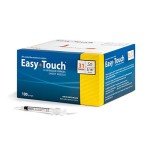 EasyTouch U-100 Insulin Syringe, 31G, 100 Count
