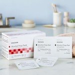 Isopropyl Alcohol Prep Pads, 100 Individually Wrapped Wipes