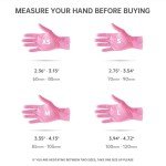 Pink Nitrile Exam Gloves - Powder-Free, 100 Pack