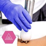 Iris Blue Nitrile Exam Gloves, Medium, Box of 100