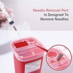 Portable 1 Quart Sharps Disposal Container