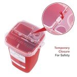 Portable 1 Quart Sharps Disposal Container