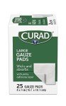 Sterile Gauze Pads for Wound Care, 25 Count