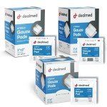 Sterile Disposable Gauze Pads – 100 Count