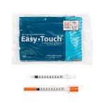EasyTouch Insulin Syringes, 30G, Box of 100