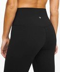 High-Waisted Black Yoga Pants - Size 6