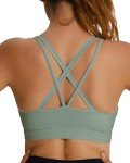 Criss-Cross Back Sports Bra for Women