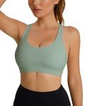 Criss-Cross Back Sports Bra for Women