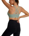 Criss-Cross Back Sports Bra for Women