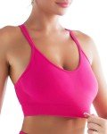 Running Girl Padded Medium Support Sports Bra