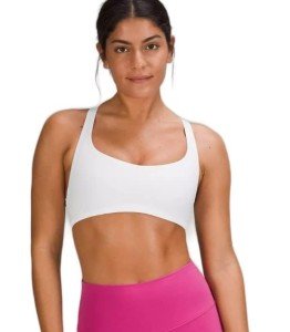 Lululemon Wild Strappy Sports Bra - White