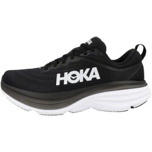 Hoka Men's Bondi 8 Sneakers - Black/White