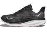 Hoka Women's Clifton 9 Sneakers in Black/White