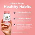 Organic Probiotic Gummies for Digestive Health 60ct