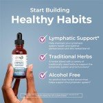 Organic Lymphatic Support Drops with Echinacea & Elderberry