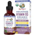 Organic Vitamin D3 Liquid Drops for Immune Health