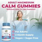 Sugar-Free Calm Magnesium Gummies for Stress Relief