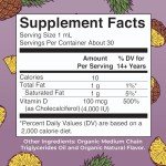 Organic Vitamin D3 Liquid Drops for Immune Health