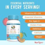 Calcium Gummies with Vitamin D & K2 - 60 Count