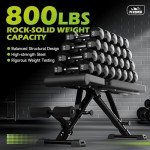 FLYBIRD Adjustable Weight Bench for Full Body Workouts