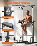 Sportsroyals Power Tower Dip Station for Home Gym