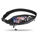 Slim Running Belt with Phone Holder for All
