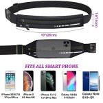 Slim Running Belt with Phone Holder for All