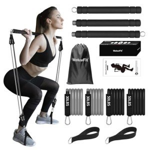 WeluvFit Portable Pilates Resistance Kit for All