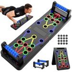 Foldable Push Up Board for Portable Strength Training