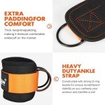 Ankle Resistance Bands with Cushioned Sleeves