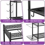 Yoga Mat and Gym Equipment Storage Rack