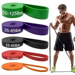 Multicolor Resistance Bands Set for Fitness Workouts