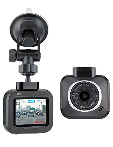 Dash Cam Pro Wi-Fi - As Seen on TV Dash Cam 360°, Motion Detection, 2.0” LCD, 1080p HD, Dashboard Camera Video Recorder, Loop Recording, Night-Mode