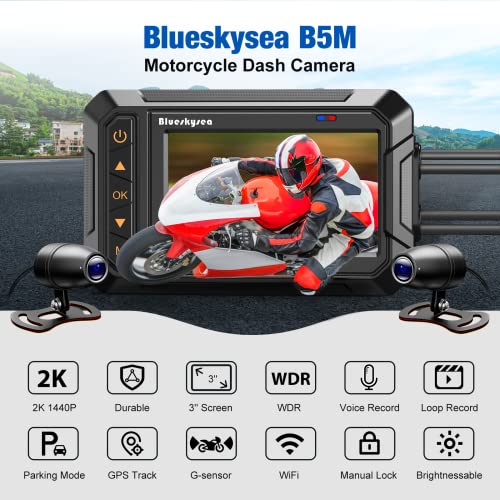 Blueskysea B5M&A12&DV988 Dash Cam