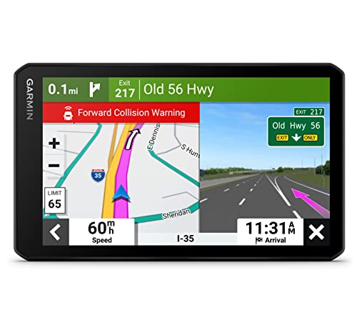 Garmin DriveCam 76, Large, Easy-to-Read 7” GPS car Navigator, Built-in Dash Cam, Automatic Incident Detection, High-Resolution Birdseye Satellite Imagery with Wearable4U Power Pack Bundle