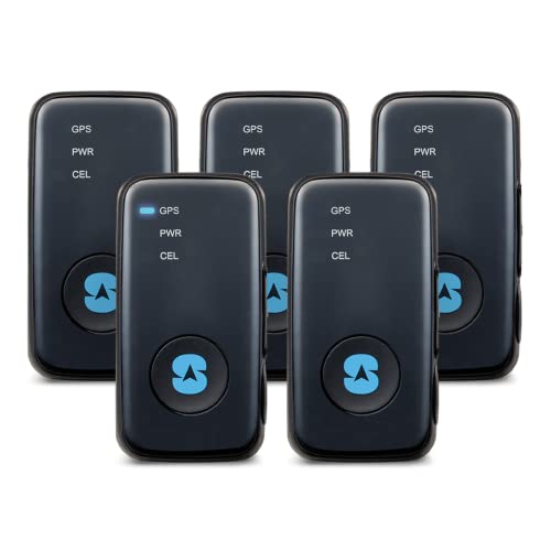 5 Pack Spytec GPS GL300 GPS Tracker for Vehicles, Cars, Trucks, Motorcycles, Loved Ones and Asset Tracker with Real-Time Tracking with App - Powered by Hapn
