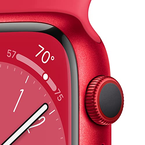 Apple Watch Series 8 [GPS + Cellular 45mm] Smart Watch w/Aluminium Case with Sport Band