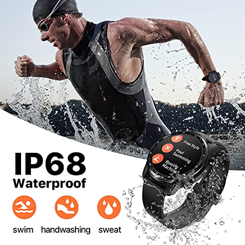 Ticwatch Pro 3 Ultra GPS Smartwatch Qualcomm SDW4100 and Mobvoi Dual Processor System Wear OS Smart Watch for Men Blood Oxygen Fatigue Assessment 3-45 Days Battery NFC Mic Speaker